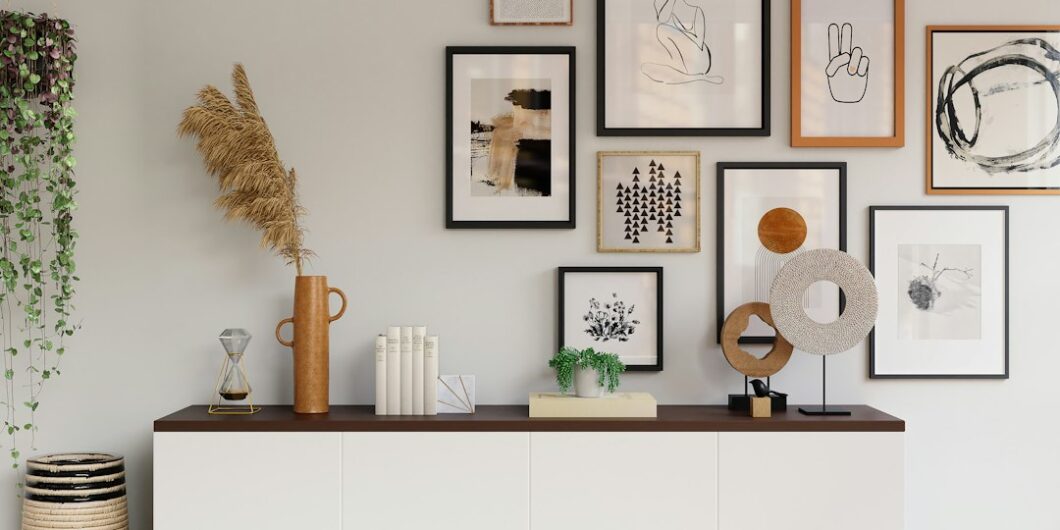 white wooden cabinet with mirror