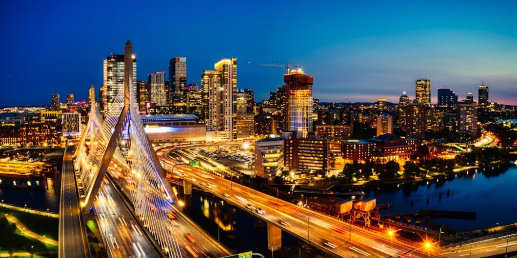 city buildings during night time