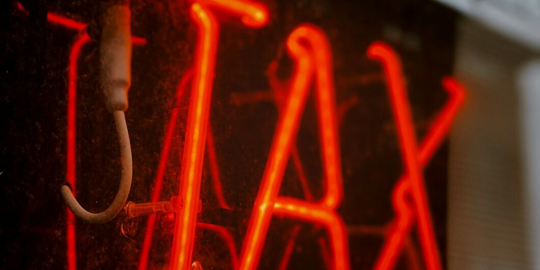 red love neon light signage
